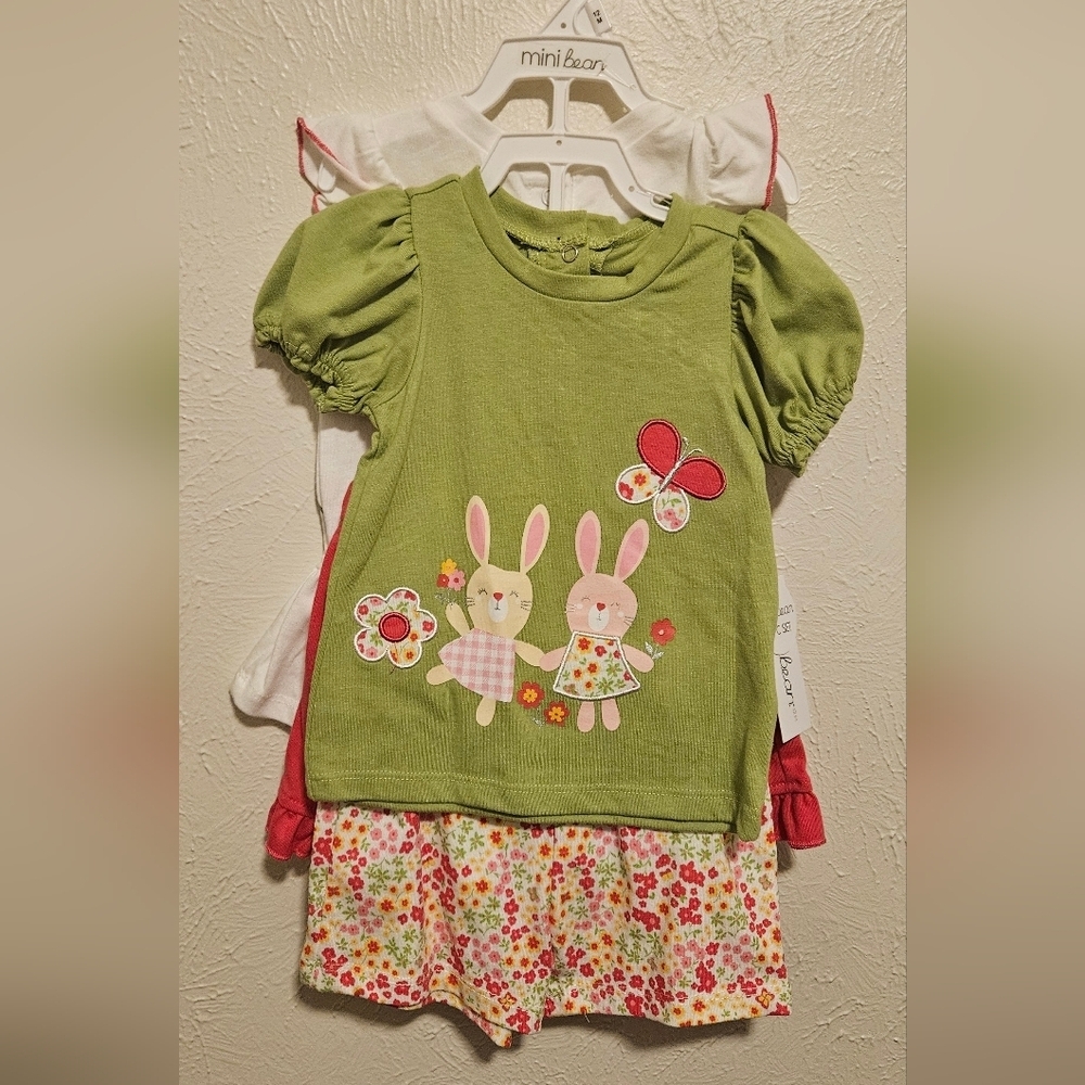 NWT Mini Bean 2 Set Outfit